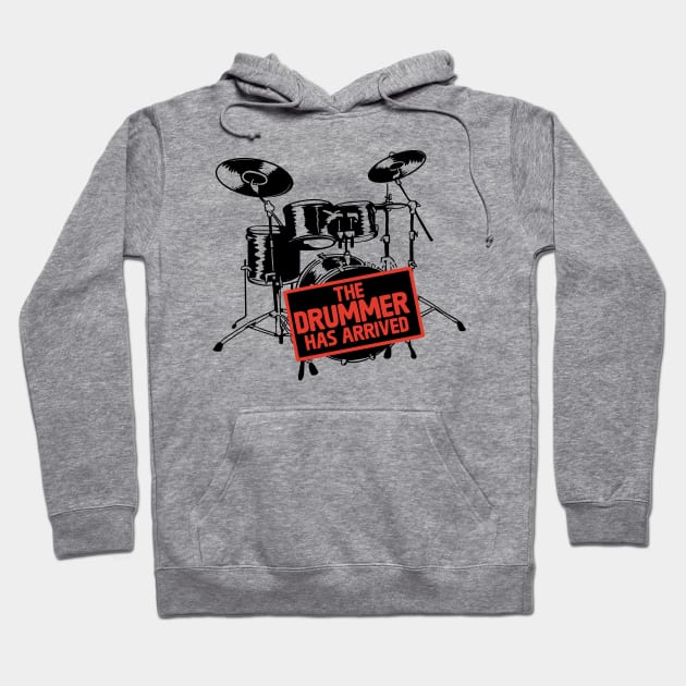 The Drummer Has Arrived Hoodie by Issho Ni